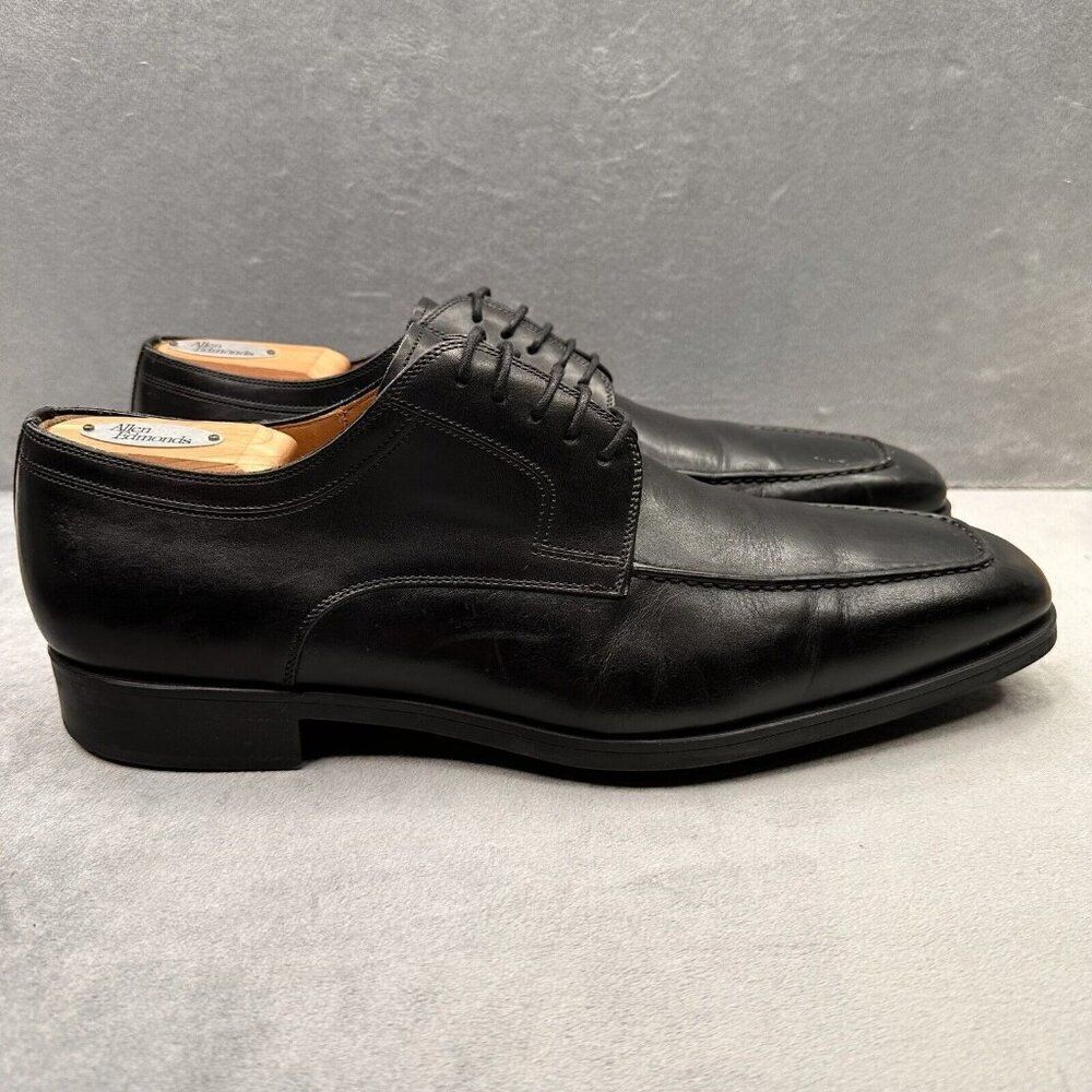 Magnanni Romelo Mens Size 11.5 (M) Derby‎ Black Leather Diversa Lace Up Dress
